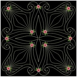 Trapunto Rose Quilt Block 6 12(Sm)