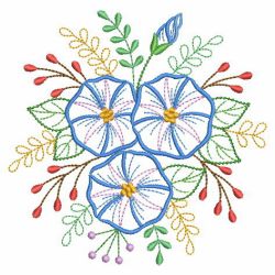 Vintage Floral Spray 02(Sm) machine embroidery designs