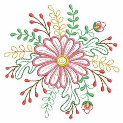 Vintage Floral Spray 05(Md) machine embroidery designs