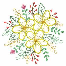 Vintage Floral Spray 06(Sm) machine embroidery designs