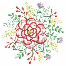 Vintage Floral Spray 09(Lg) machine embroidery designs