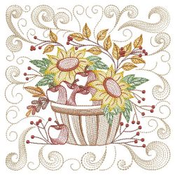 Autumn Harvest Blocks 10(Md) machine embroidery designs
