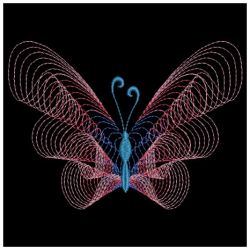 Rippled Butterflies 6 01(Md) machine embroidery designs
