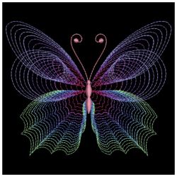 Rippled Butterflies 6 06(Md) machine embroidery designs