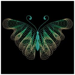 Rippled Butterflies 6 09(Lg) machine embroidery designs