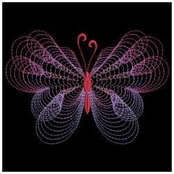 Rippled Butterflies 6 11(Lg) machine embroidery designs