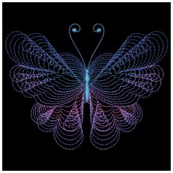 Rippled Butterflies 6 12(Lg) machine embroidery designs