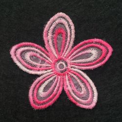 3D Organza Flower 2 machine embroidery designs