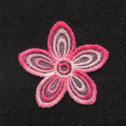 3D Organza Flower 2 02 machine embroidery designs
