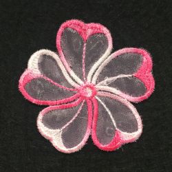 3D Organza Flower 2 07 machine embroidery designs