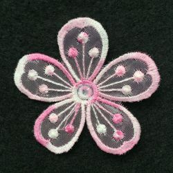 3D Organza Flower 2 11 machine embroidery designs