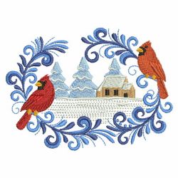 Winter Home Scene(Lg) machine embroidery designs
