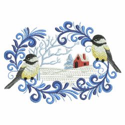 Winter Home Scene 02(Sm) machine embroidery designs