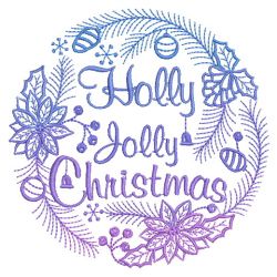 Merry Christmas Wreaths 06(Sm) machine embroidery designs