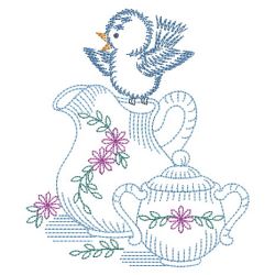 Vintage Happy Bluebirds 03(Md) machine embroidery designs