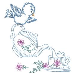 Vintage Happy Bluebirds 07(Lg) machine embroidery designs