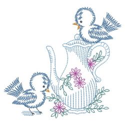 Vintage Happy Bluebirds 08(Lg) machine embroidery designs