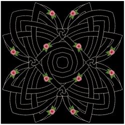 Trapunto Celtic Roses Quilt 2 03(Sm)