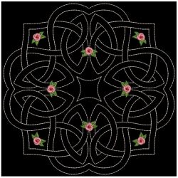 Trapunto Celtic Roses Quilt 2 04(Lg)