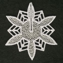 3D FSL Snowflakes 2 17 machine embroidery designs