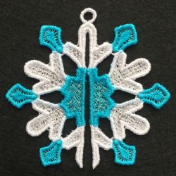 3D FSL Snowflakes 2 24 machine embroidery designs