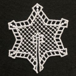 3D FSL Snowflakes 2 25 machine embroidery designs