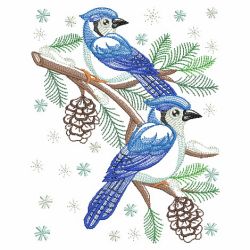 Christmas Birds 3 02(Md) machine embroidery designs