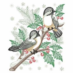 Christmas Birds 3 03(Md) machine embroidery designs