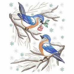 Christmas Birds 3 04(Md) machine embroidery designs