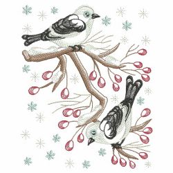 Christmas Birds 3 06(Md) machine embroidery designs
