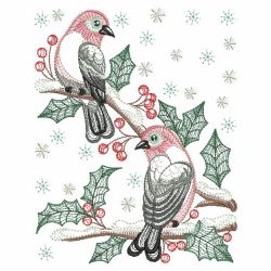 Christmas Birds 3 07(Md) machine embroidery designs