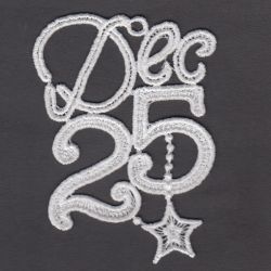 FSL White Christmas 01 machine embroidery designs