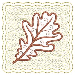 Trapunto Applique Fall Leaves 02(Lg) machine embroidery designs
