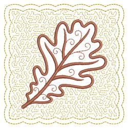 Trapunto Applique Fall Leaves 02(Sm) machine embroidery designs