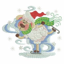 Critters In The Cold machine embroidery designs