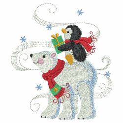 Christmas Critters 01(Sm) machine embroidery designs