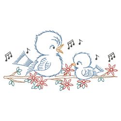 Vintage Happy Bluebirds 2 01(Lg) machine embroidery designs