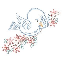 Vintage Happy Bluebirds 2 02(Sm) machine embroidery designs