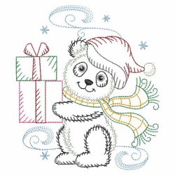 Vintage Christmas Critters(Md) machine embroidery designs