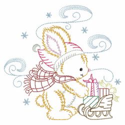 Vintage Christmas Critters 05(Lg) machine embroidery designs