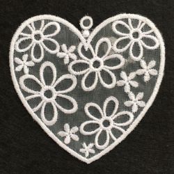 Organza Hearts 10 machine embroidery designs