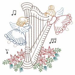 Vintage Music Angels 01(Lg) machine embroidery designs