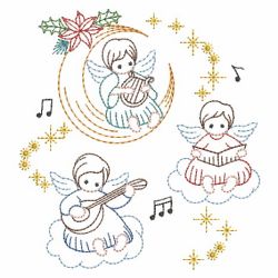 Vintage Music Angels 05(Md) machine embroidery designs