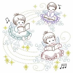 Vintage Music Angels 06(Lg) machine embroidery designs