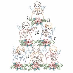 Vintage Music Angels 07(Md) machine embroidery designs