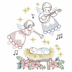Vintage Music Angels 08(Md) machine embroidery designs
