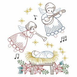 Vintage Music Angels 08(Sm) machine embroidery designs