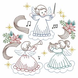 Vintage Music Angels 09(Md) machine embroidery designs