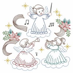 Vintage Music Angels 09(Lg) machine embroidery designs