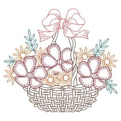 Vintage Floral Baskets 03(Sm)